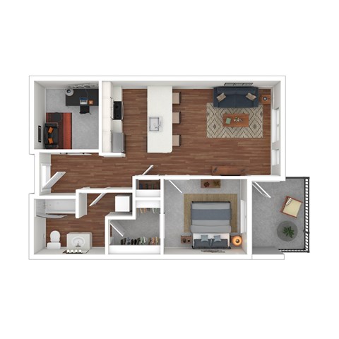 Peloton apartments floor plan